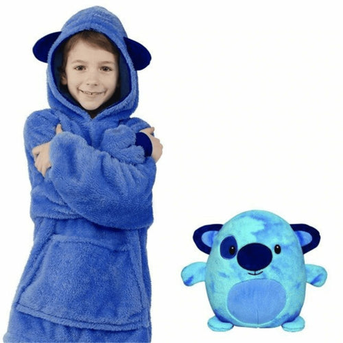 KIDSPLUSH™️ POLERON PELUCHE NIÑO 2 EN 1